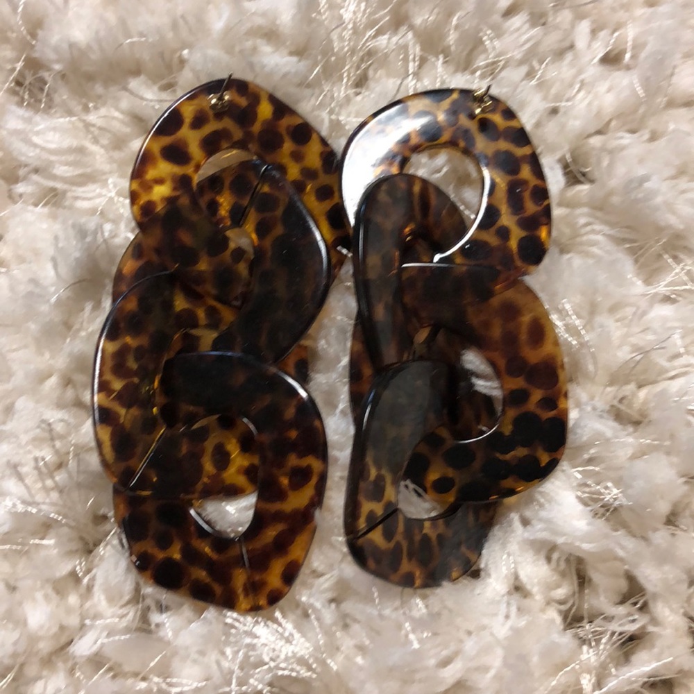 Statement Tortoise Earrings - image 4